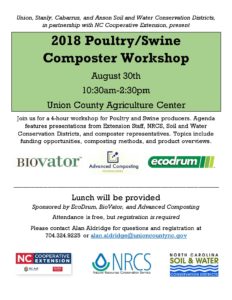 Cover photo for 2018 Poultry / Swine Composter Workshop