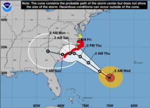 Cover photo for Hurricane Florence Prompts Disaster Awareness