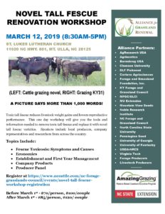 Cover photo for Are Your Pastures Toxic? Come Join Us on March 12th to Learn More.