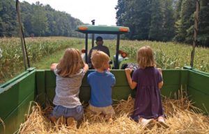 Image of a hay ride