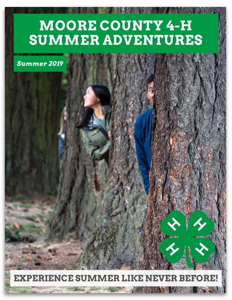 Moore County 4-H Summer Adventures - Summer 2019