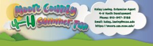 Moore County 4-H Summer Fun Header