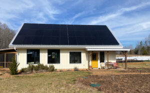 Solar panels at Ten Mothers Farm