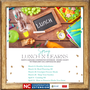 Cover photo for Spring Lunch-N-Learn Series Starting in March!