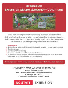 Cover photo for New Master Gardener Information Session on 5/22/2025